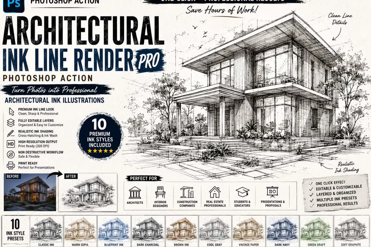 Architectural Ink Line Render Pro Photoshop Action (1).jpg
