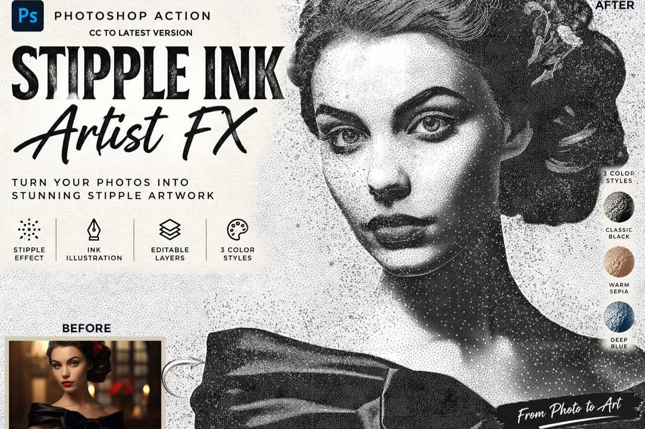 Stipple Ink Artist FX Photoshop Action (1).jpg