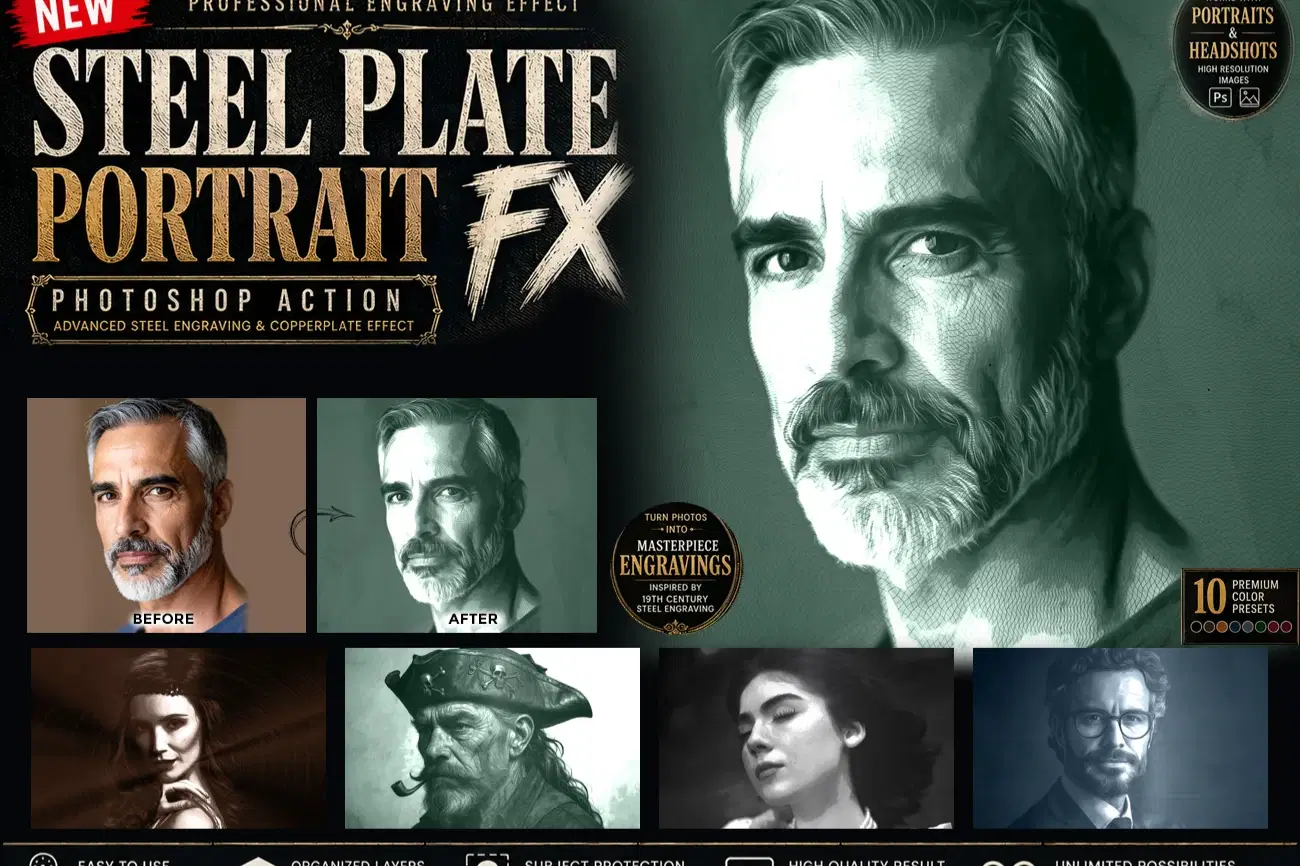 Steel Plate Portrait FX Photoshop Action (1).jpg
